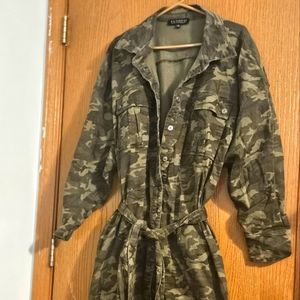 Eloquii Camo shirtdress